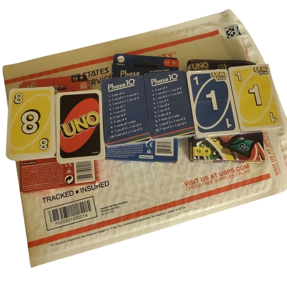 UNO and Phase 10 Card Game Set - Picture 2 of 3